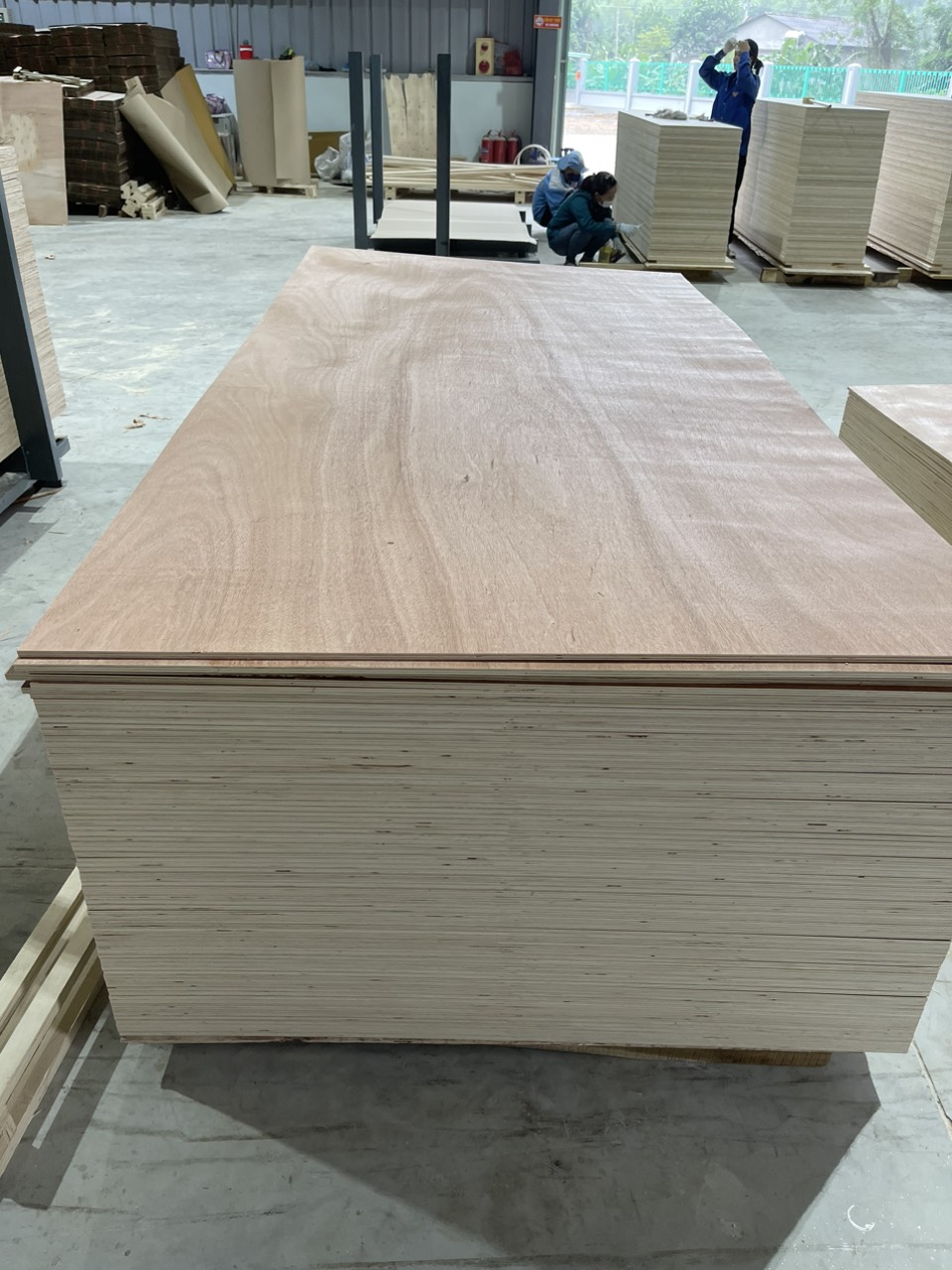 Gỗ mặt Okoume Plywood đạt tiêu chất lượng cao 2440*1220*9 to 30mm